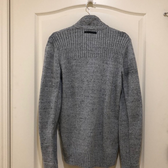 NWT GAP BUTTON UP SWEATER.  MEN’s MED GREY - Picture 6 of 6